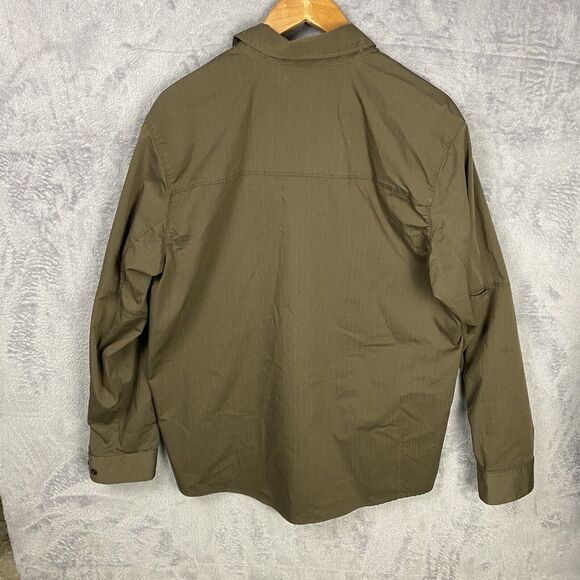 5.11 Tactical TacLite Professional Long Sleeve Shirt Size Large Green Work - Picture 4 of 7